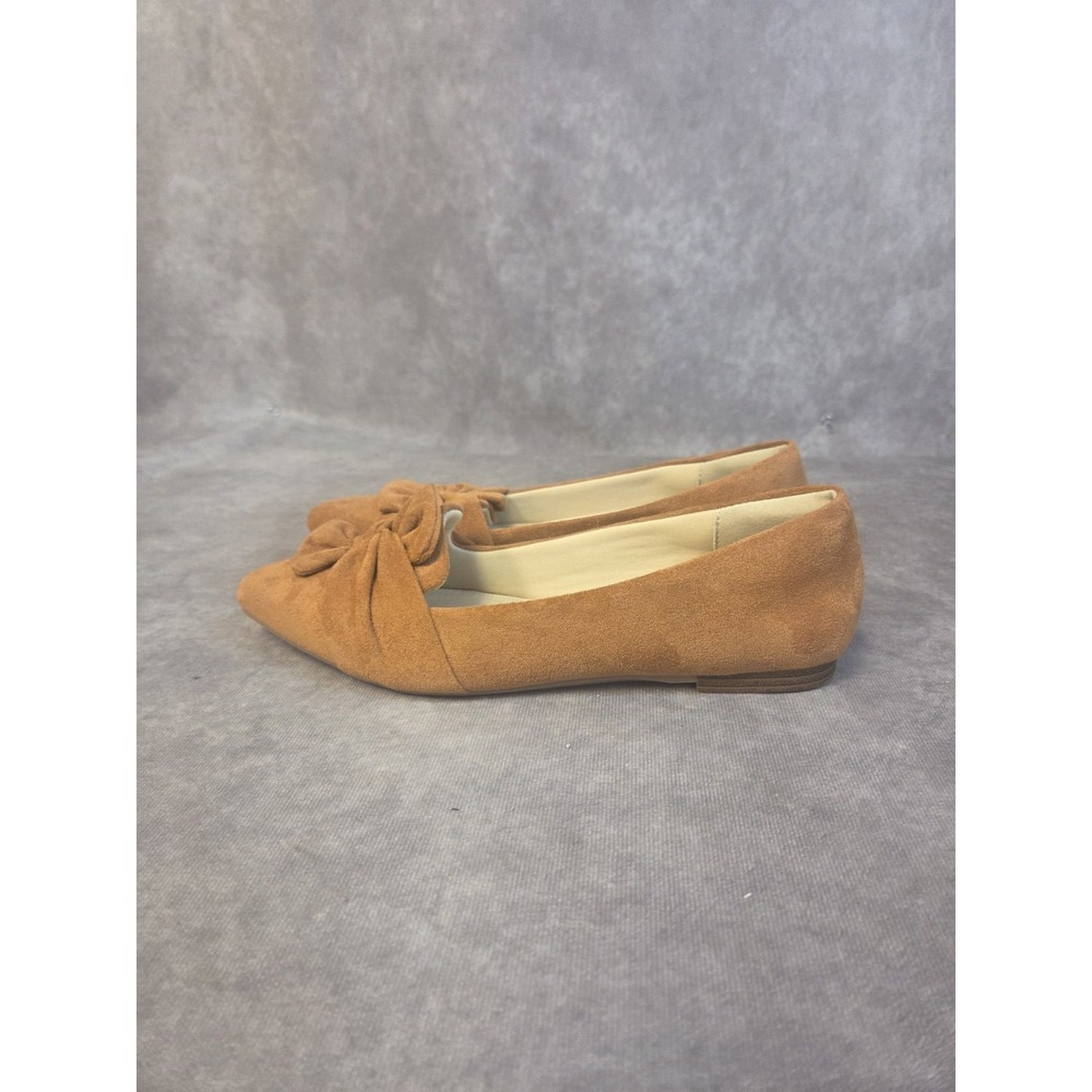Musshoe Flat Ballet Women's Size 7 Brn Suede Great Condition